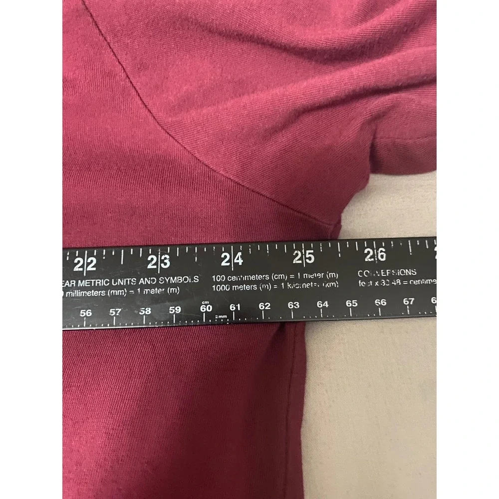 Polo Ralph Lauren Long Sleeve Shirt Mens XXL Burgundy Preppy Classic Pocket Tee